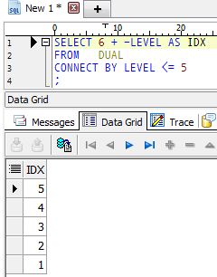 CONNECT BY LEVEL 예제 (5부터 시작해서 1씩 감소).jpg