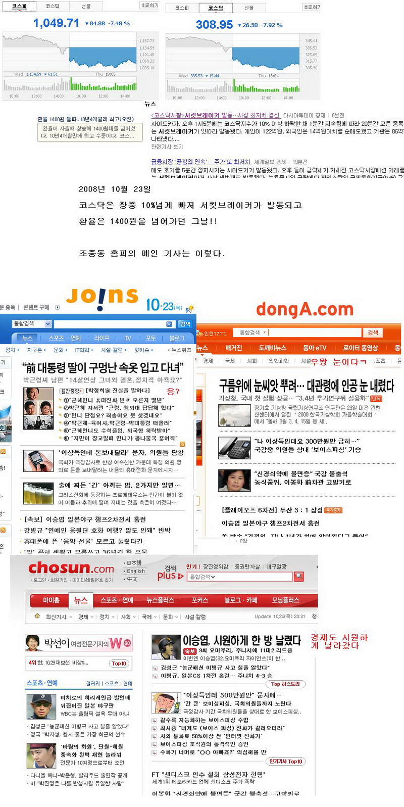 2008년_10월_23일_경제위기_상황에서의_인터넷판_조중동_헤드라인.jpg